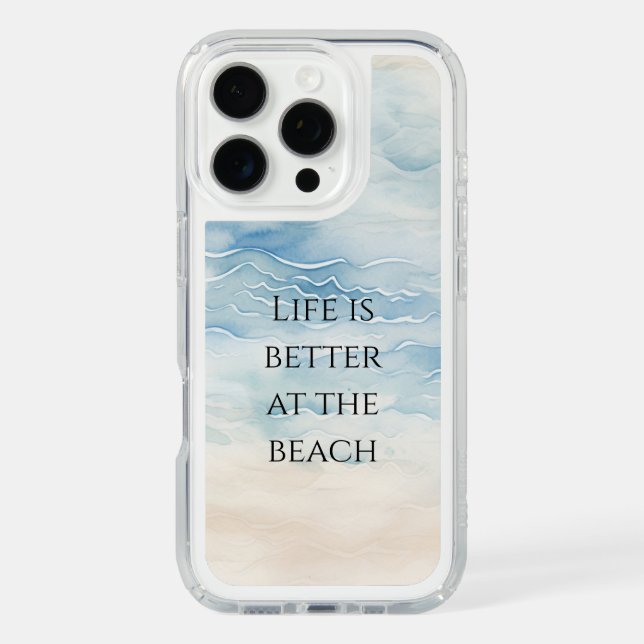 Ocean Beach Coastal   Speck iPhone Case (Front)