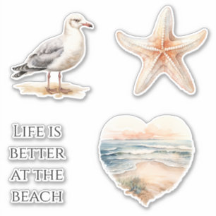 Ocean Beach Coastal Sticker