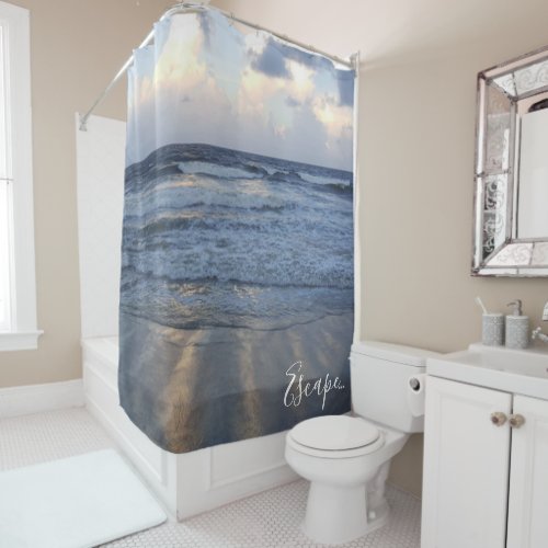 Ocean Beach Escape Shower Curtain