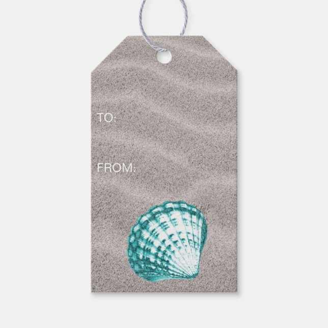 Ocean Beach Gift Tags (Front)