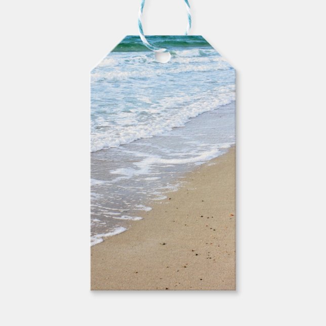 Ocean beach gift tags (Front)