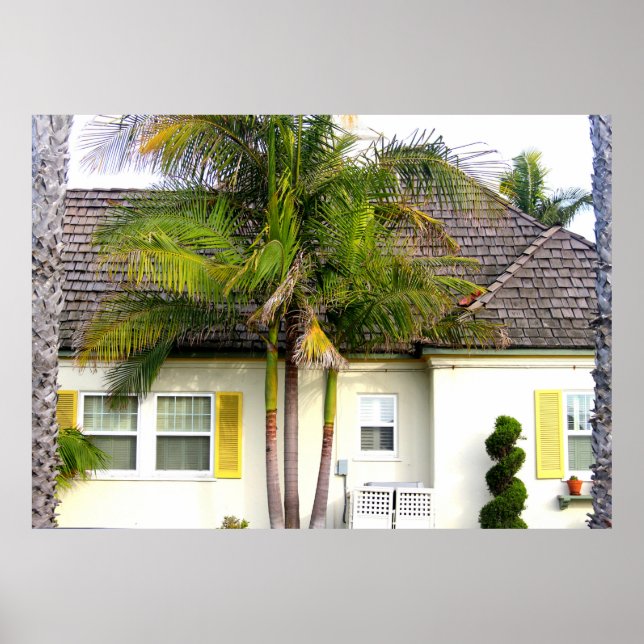 Ocean Beach house Poster (Front)