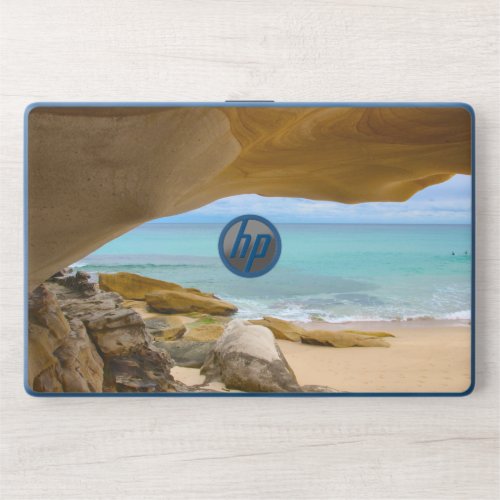 ocean beach HP laptop skin