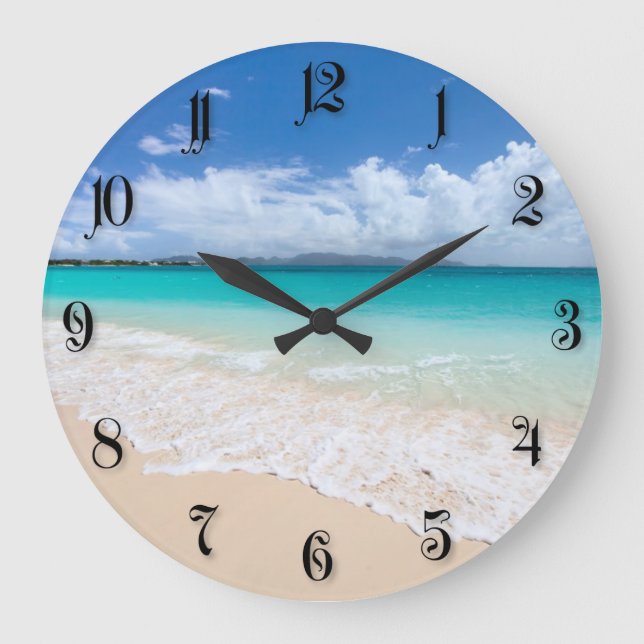 Ocean beach large clock (Front)