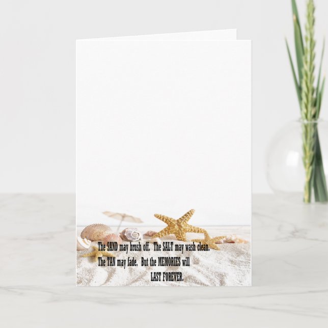 Ocean Beach Memories Card (Front)