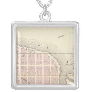 Ocean Beach, New Jersey Silver Plated Necklace