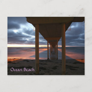 Ocean Beach pier Postcard