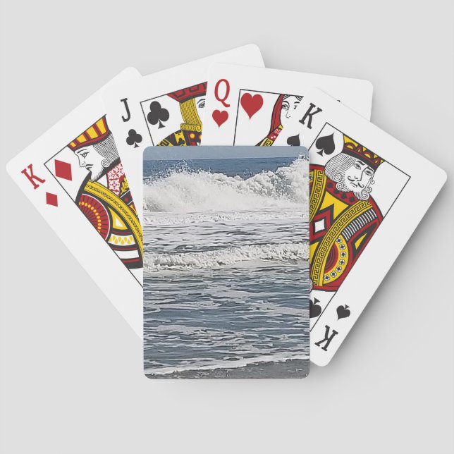 Ocean Beach Playing Cards (Bicycle Brand) (Back)