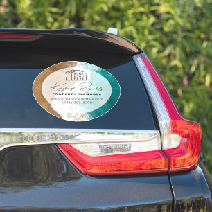 Ocean / Beach Rental Property Manager Custom Photo Sticker