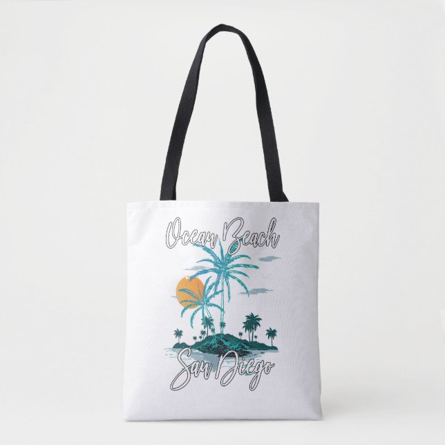 Ocean Beach San Diego Tote Bag (Front)
