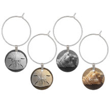 Ocean Beach Sea Shells Personalized Art Charms