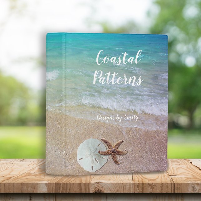 Ocean Beach Sea Star Sand Dollar Mini Binder (Creator Uploaded)