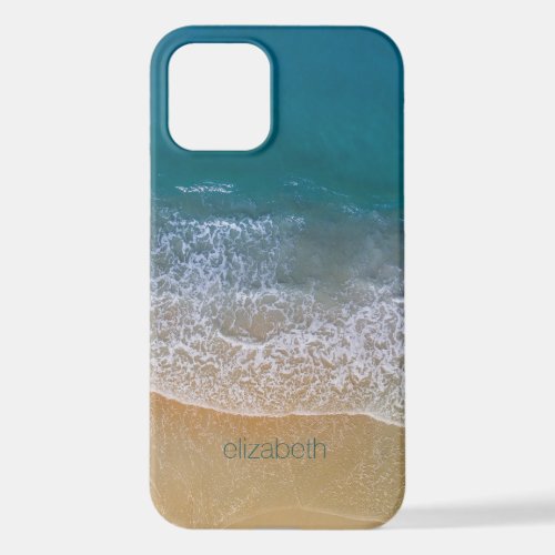 Ocean beach seashore personalized iPhone 12 case