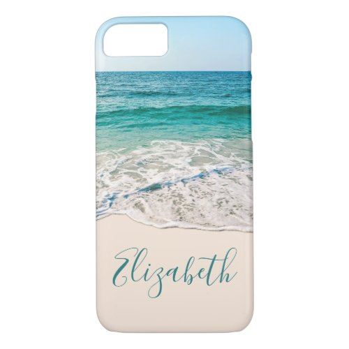 Ocean Beach Shore to Add Your Name iPhone 87 Case