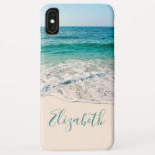 Ocean Beach Shore to Add Your Name Case-Mate iPhone Case (Back)