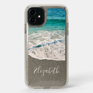 Ocean Beach Shore to Add Your Name Speck iPhone Case