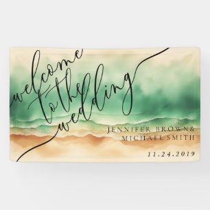 Ocean Beach Summer Party Welcome Wed Banner