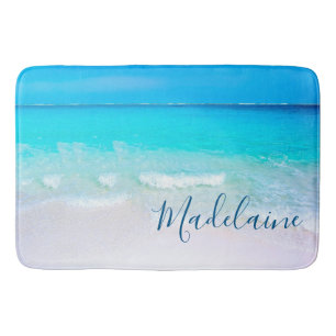 Ocean Beach Summer Seaside Personal Bath Mat