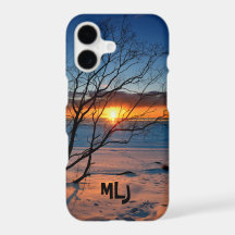 Ocean Beach Sunset Personalized iPhone Case