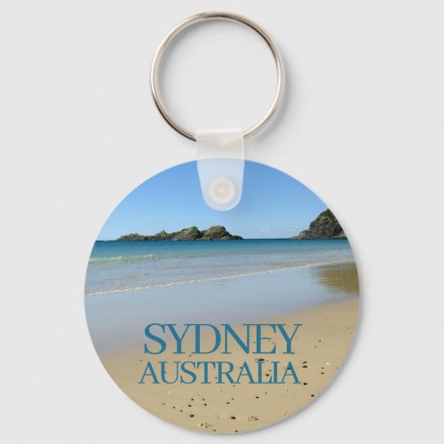 Ocean Beach Sydney Australia Keychain