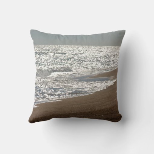 Ocean Beach Themed Throw Pillow | Zazzle