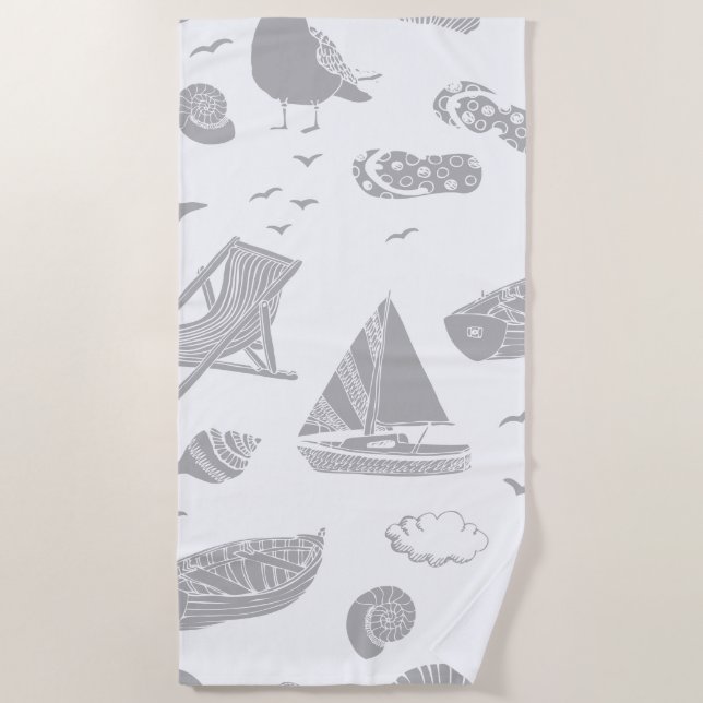 Ocean Beach Towel (Front)