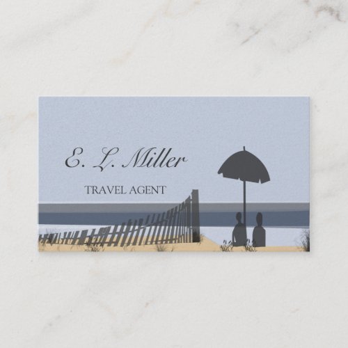 Travel Agent Vacations Business Card