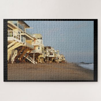 Ocean Beach View  Malibu  California Jigsaw Puzzle by ImageRecollections at Zazzle