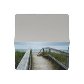 Ocean Beach Walkway Checkbook Cover (Open)