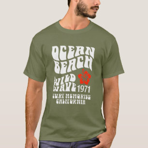 Ocean Beach Wild Wave 1971 Tee – Retro Surf Style