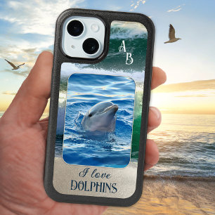 Ocean Beach Your Photo Dolphins Phone Case