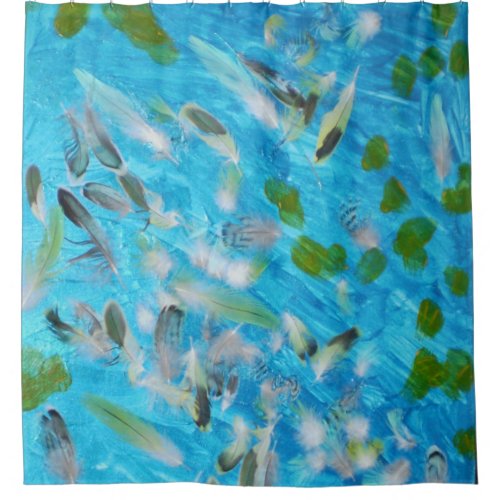 Ocean Birds  Shower Curtain