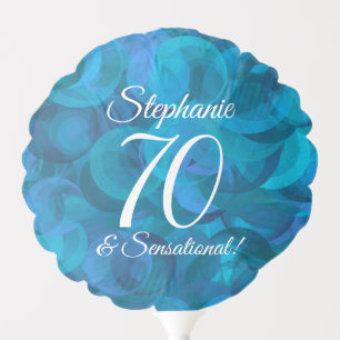 Ocean Blue 70 and Sensational Birthday Party Balloon