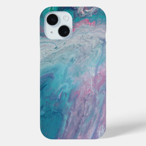 Ocean Blue Agate  iPhone 15 Case
