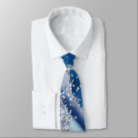 Ocean Blue Agate Glitter Sparkly Neck Tie<br><div class="desc">Ocean Blue Agate Glitter Sparkly Neck Tie - perfect for any special occasion. Such a thoughtful gift for him.</div>