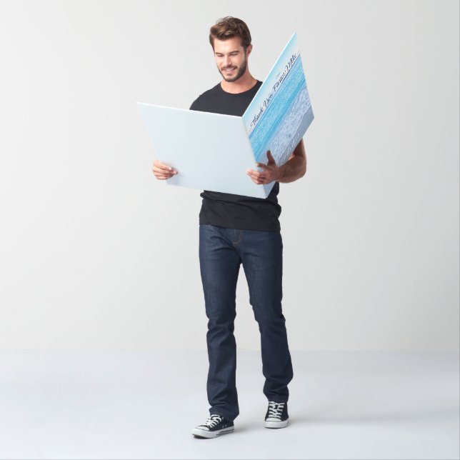 Ocean Blue Beach Pastor Appreciation From Us  Card (In Situ)