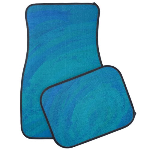 Ocean Blue Car Mat