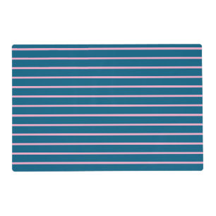 Ocean Blue Color Minimalist Modern Plain Placemat
