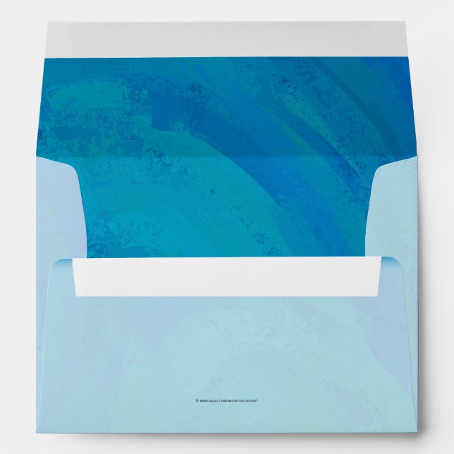 Ocean Blue Envelope (Back (Bottom))