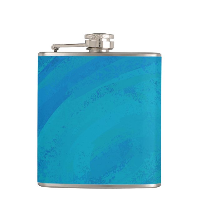 Ocean Blue Flask (Front)