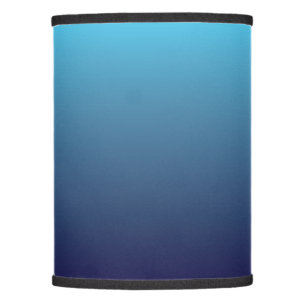 Ocean blue gradient template lamp shade