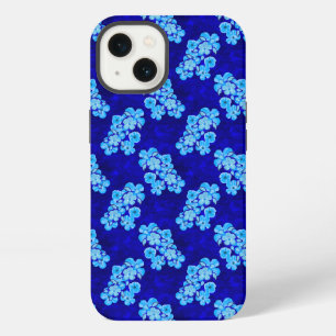 Ocean Blue Honu Turtles Hibiscus Flowers iPhone 13 Case