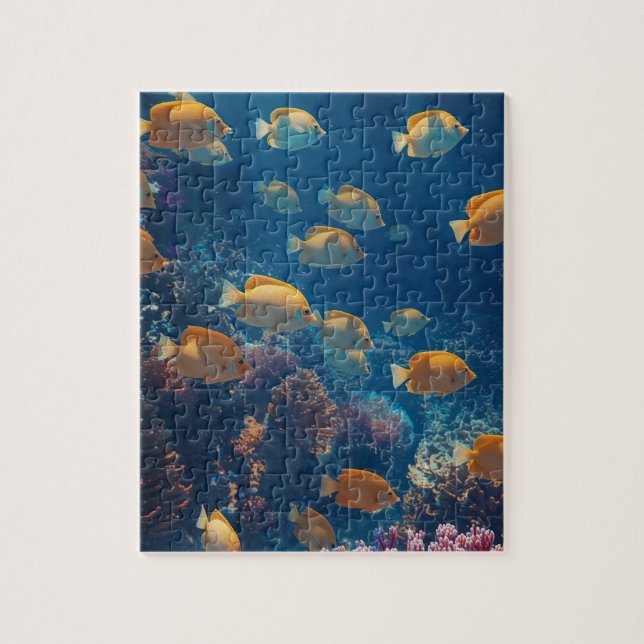 Ocean Blue Jigsaw Puzzle (Vertical)