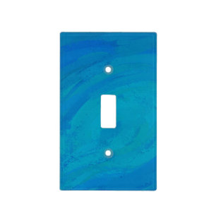 Ocean Blue Light Switch Cover