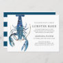 Ocean Blue Lobster Bake Birthday | Striped Invitation