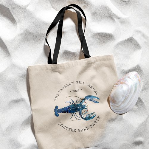 Ocean Blue Lobster BakeBoil Tote Bag