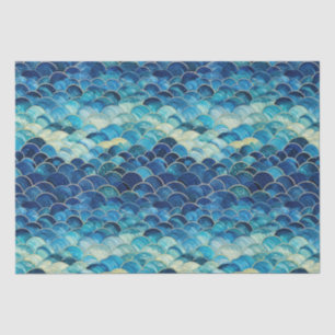 Ocean Blue Mermaid Tissue Paper