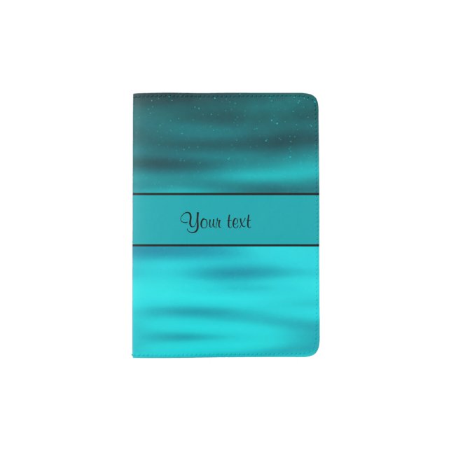 Ocean Blue Passport Holder (Front)