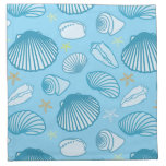 Ocean Blue Pattern Cloth Napkin