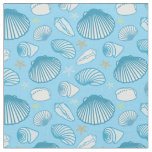 Ocean Blue Pattern Fabric